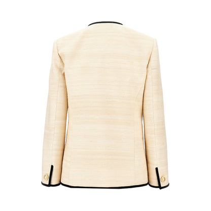 VALENTINO Silk Linen Canvas jacket