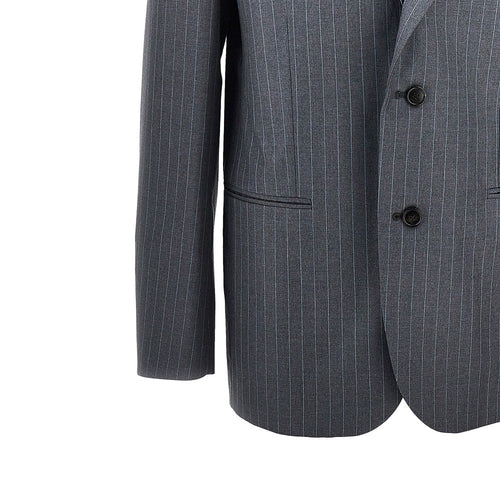 GUCCI Pinstriped wool oversized jacket
