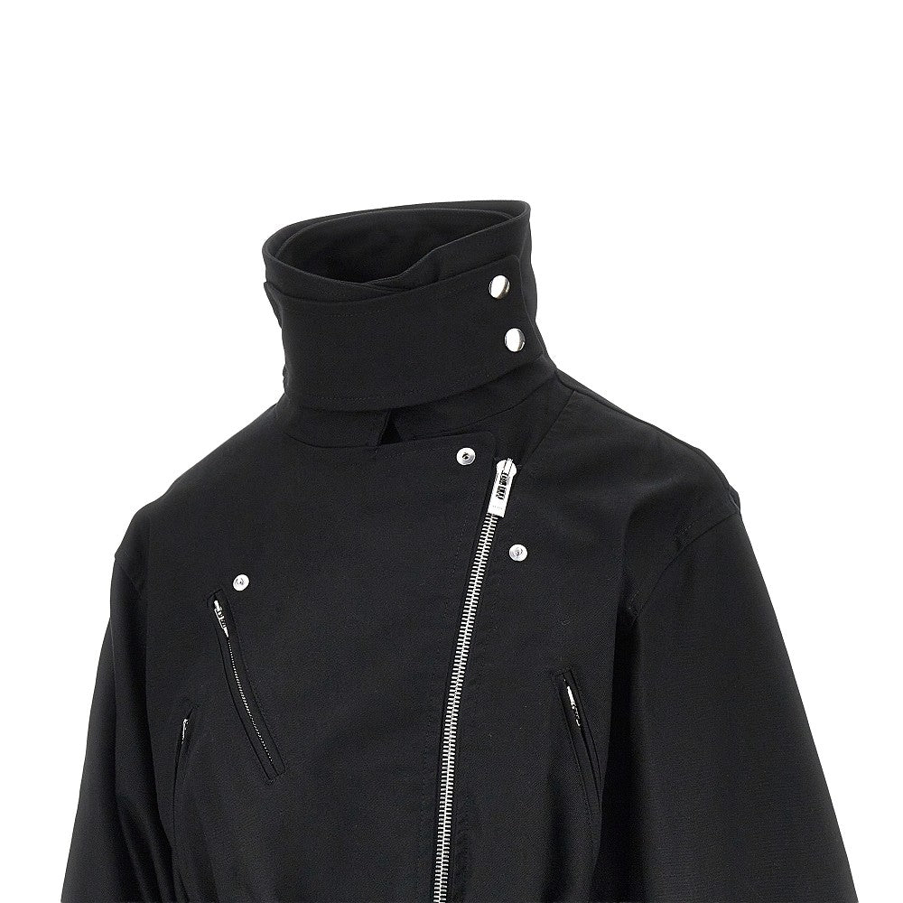 ALAIA Cotton biker jacket