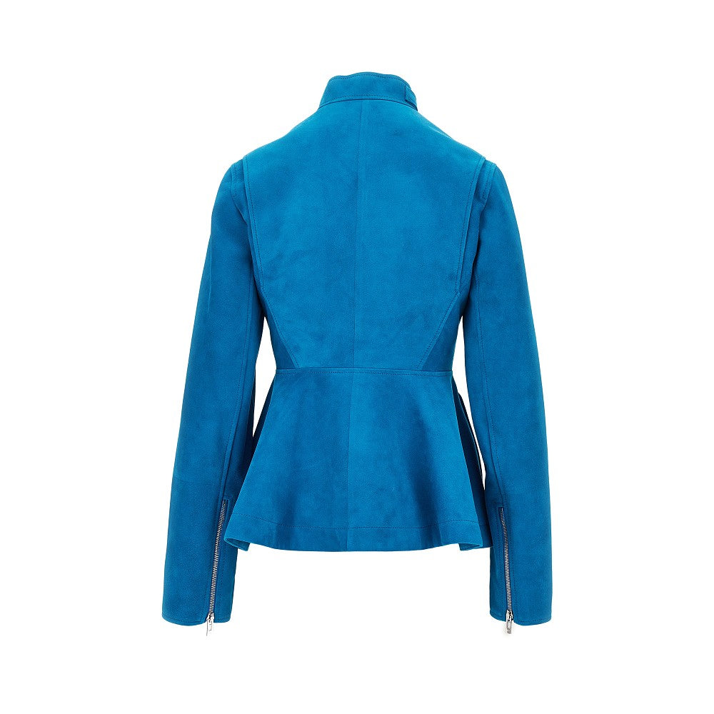 ALAIA Suede leather Peplum jacket