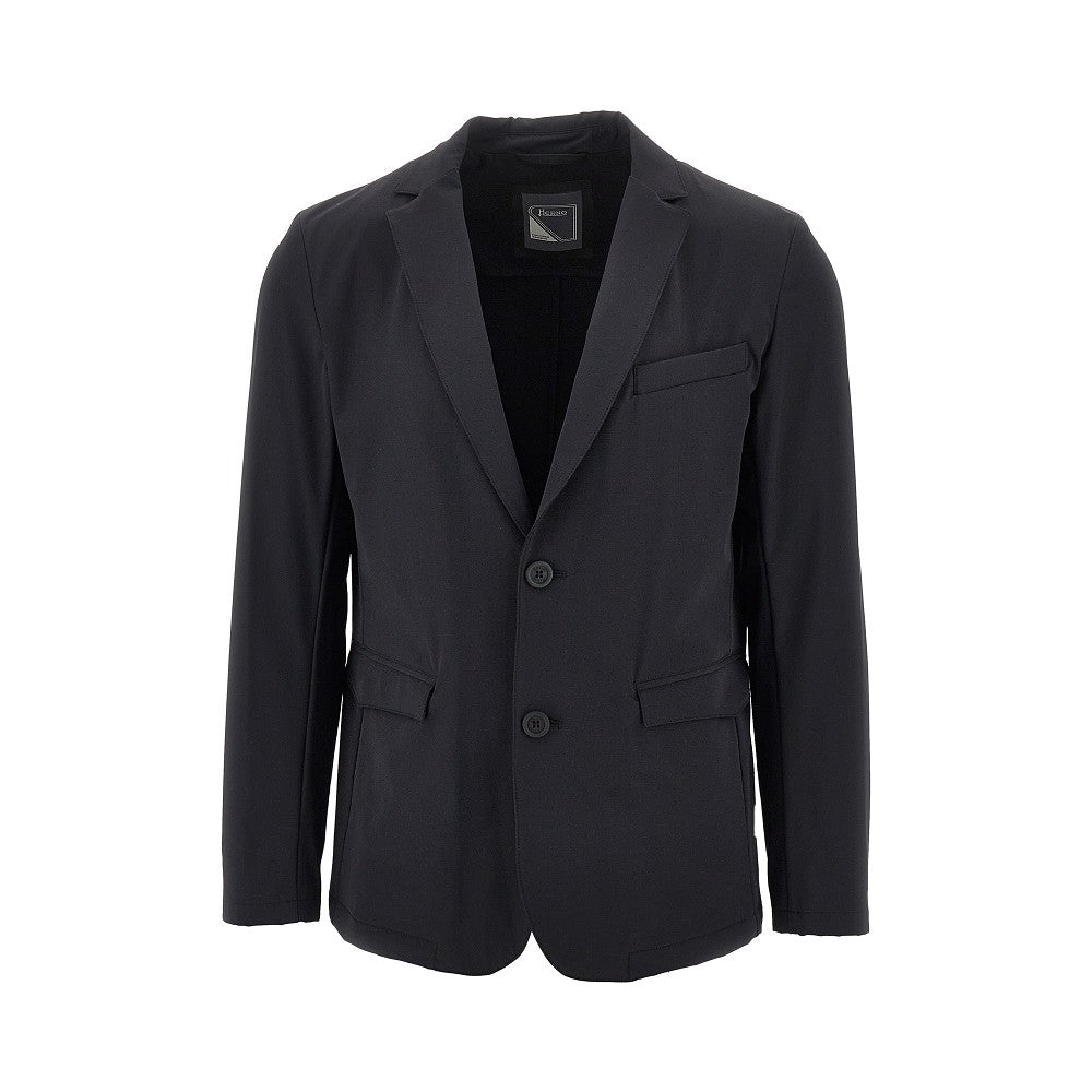Herno Nylon twill single-breasted jacket