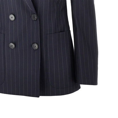 GIVENCHY Pin-striped wool double-breasted jacket