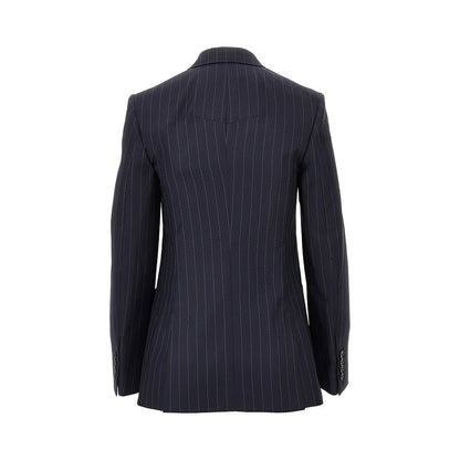 GIVENCHY Pin-striped wool double-breasted jacket
