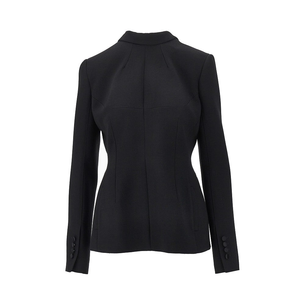 DOLCE&GABBANA Wool double crepe back to front jacket