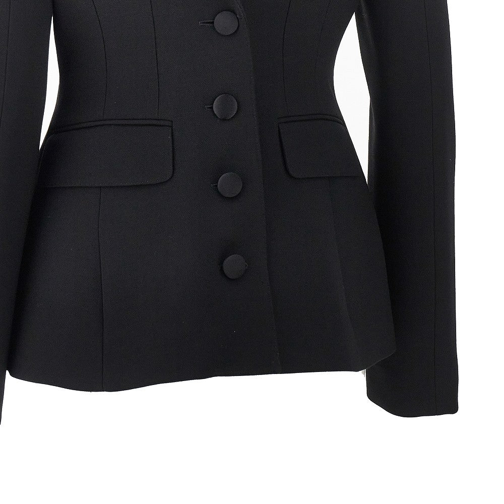 DOLCE&GABBANA Wool double crepe back to front jacket