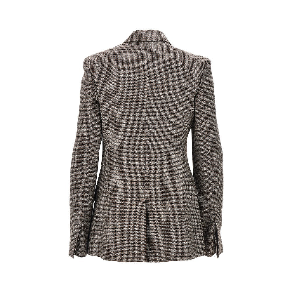 AMI Houndstooth single-breasted jacket
