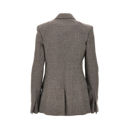 AMI Houndstooth single-breasted jacket