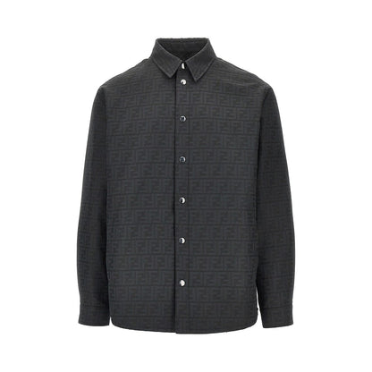 FENDI Padded FF jacquard nylon overshirt