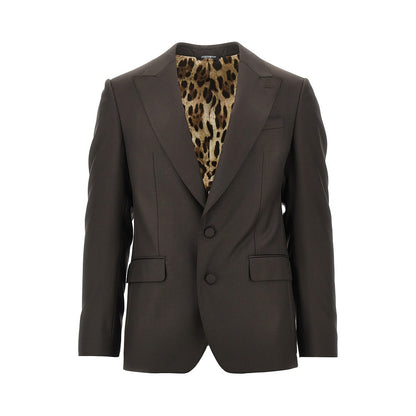 DOLCE&GABBANA Sicilia Light wool single-breasted jacket