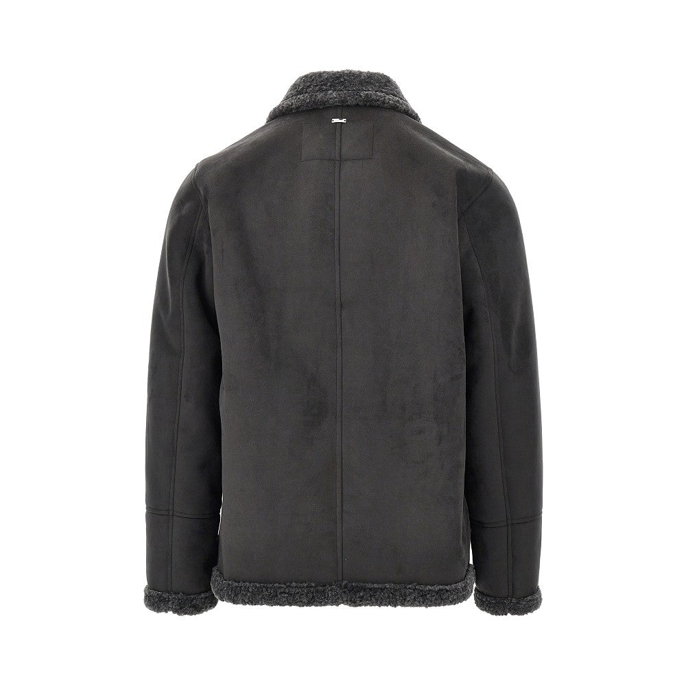 Herno Suede and shearling effect jacket
