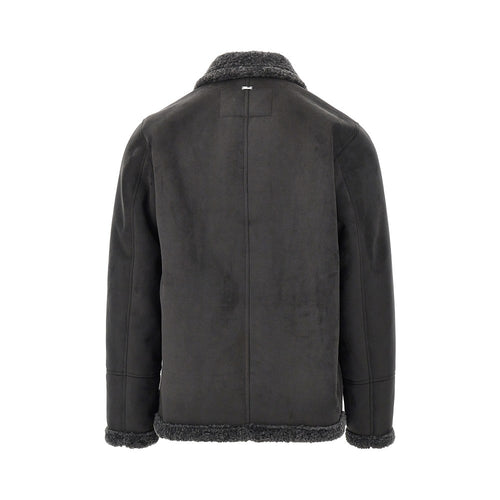 Herno Suede and shearling effect jacket