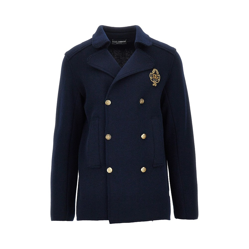 DOLCE&GABBANA Knitted double-breasted jacket
