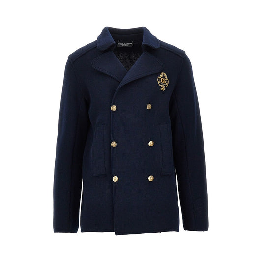 DOLCE&GABBANA Knitted double-breasted jacket