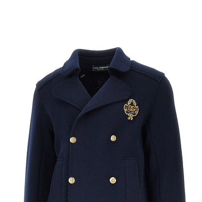 DOLCE&GABBANA Knitted double-breasted jacket