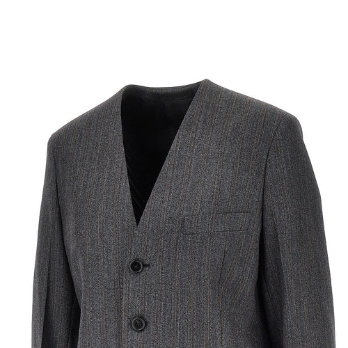 JIL SANDER Pinstriped wool tailored jacket
