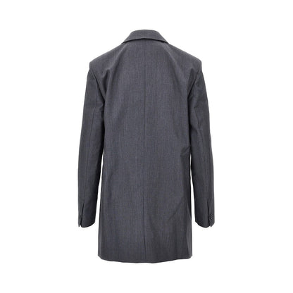 JIL SANDER Fil-à-fil wool tailored jacket