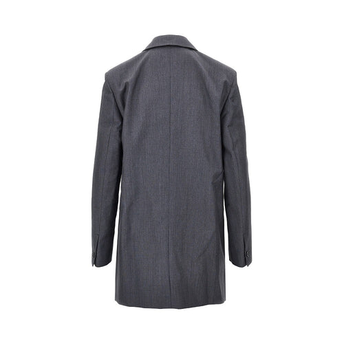 JIL SANDER Fil-à-fil wool tailored jacket