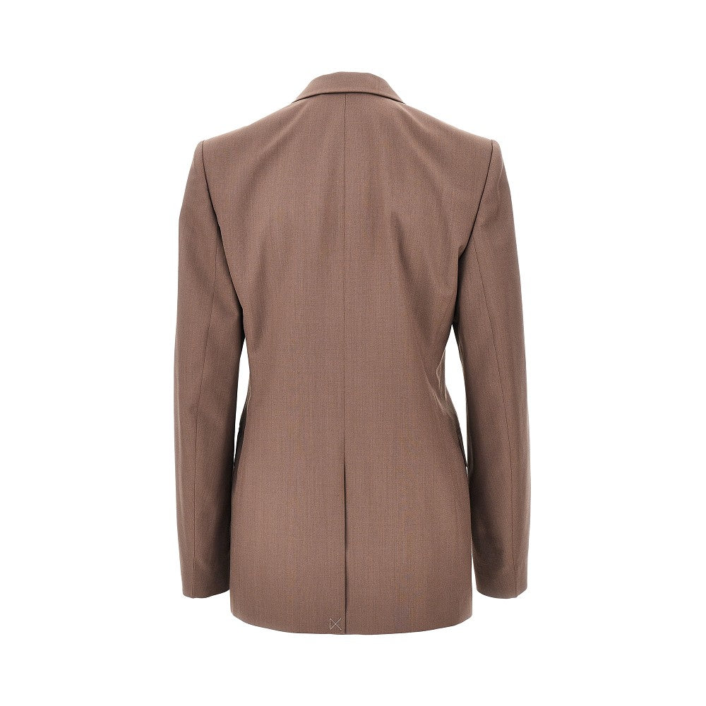 Lemaire Blend Tropical Wool double-breasted jacket