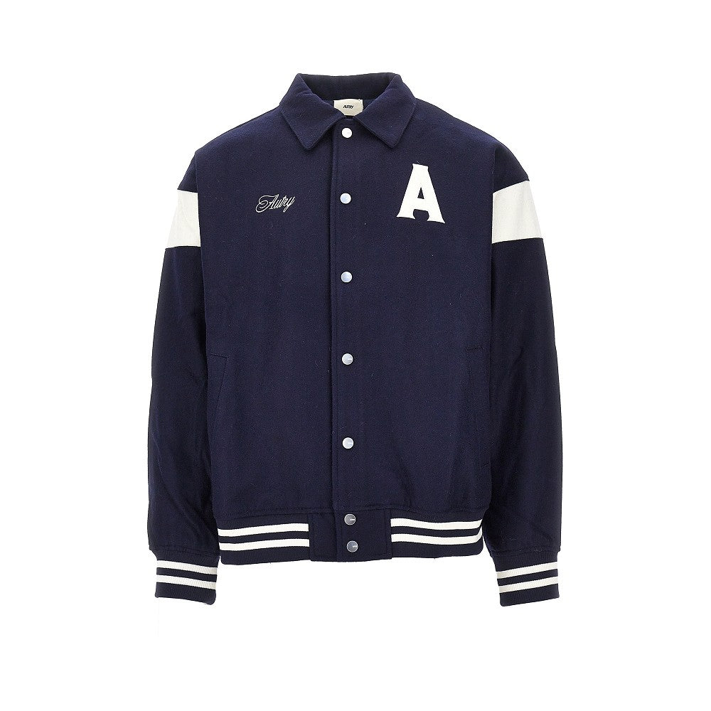AUTRY Wool-blend cloth bomber jacket