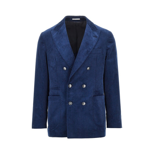 BRUNELLO CUCINELLI Corduroy double-breasted jacket