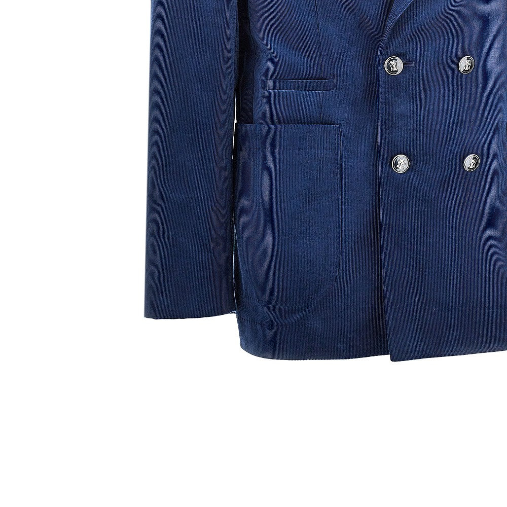 BRUNELLO CUCINELLI Corduroy double-breasted jacket