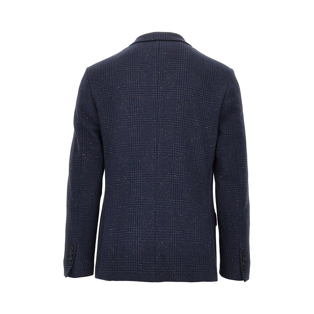 Etro Mouliné tweed single-breasted jacket