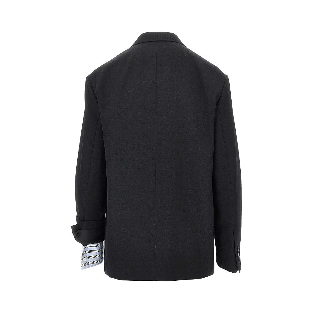 Loewe Single-breasted wool jacket with double cuffs