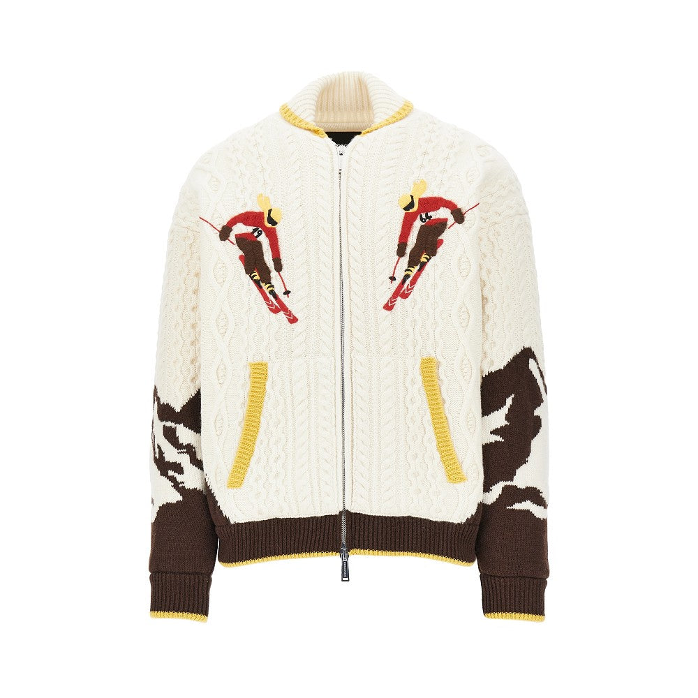 Dsquared2 'Snowy Dream' padded knit jacket