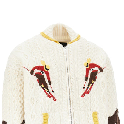 Dsquared2 'Snowy Dream' padded knit jacket