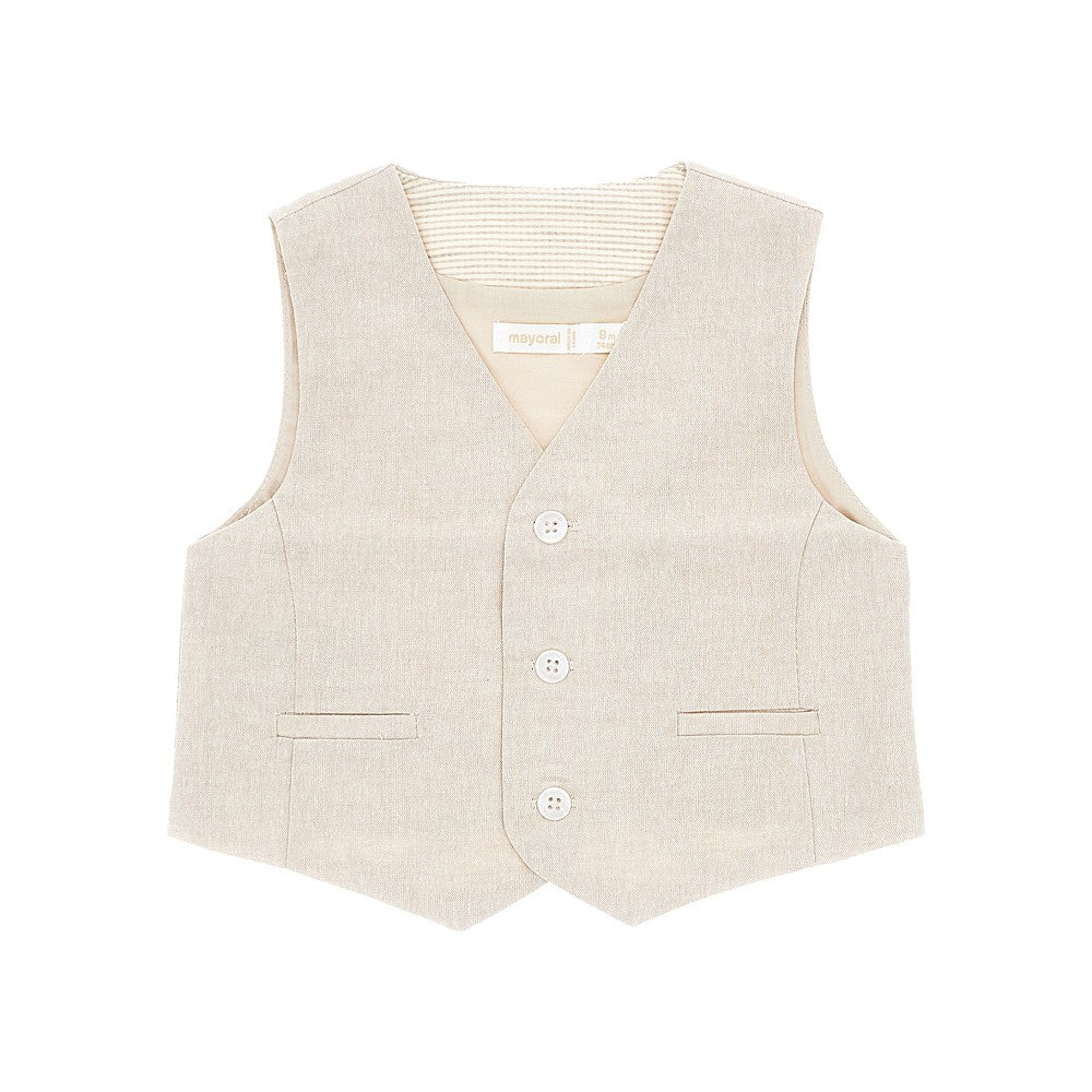 Mayoral Cotton and linen vest