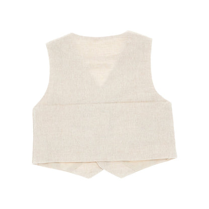 Mayoral Cotton and linen vest