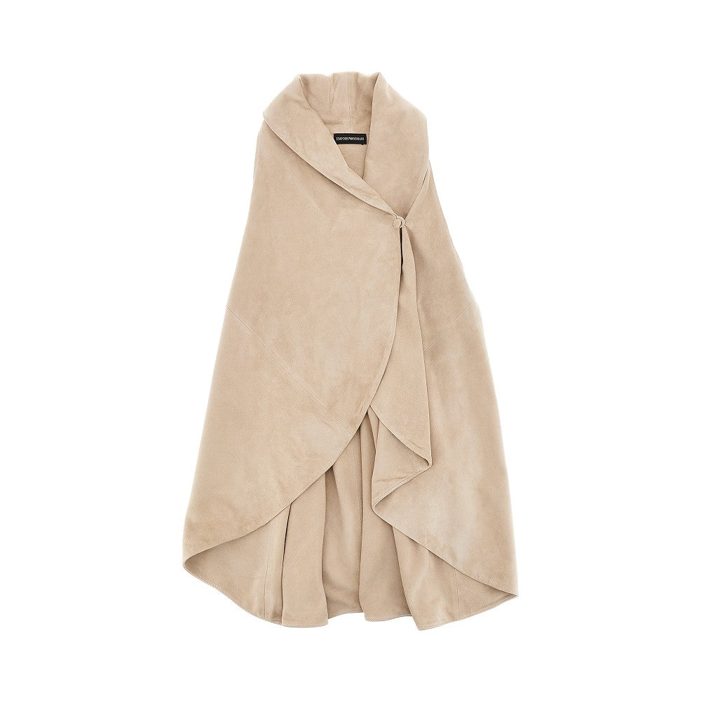 EMPORIO ARMANI Suede leather vest