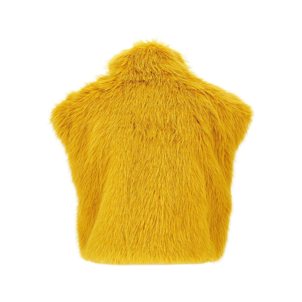 PINKO Faux fur vest