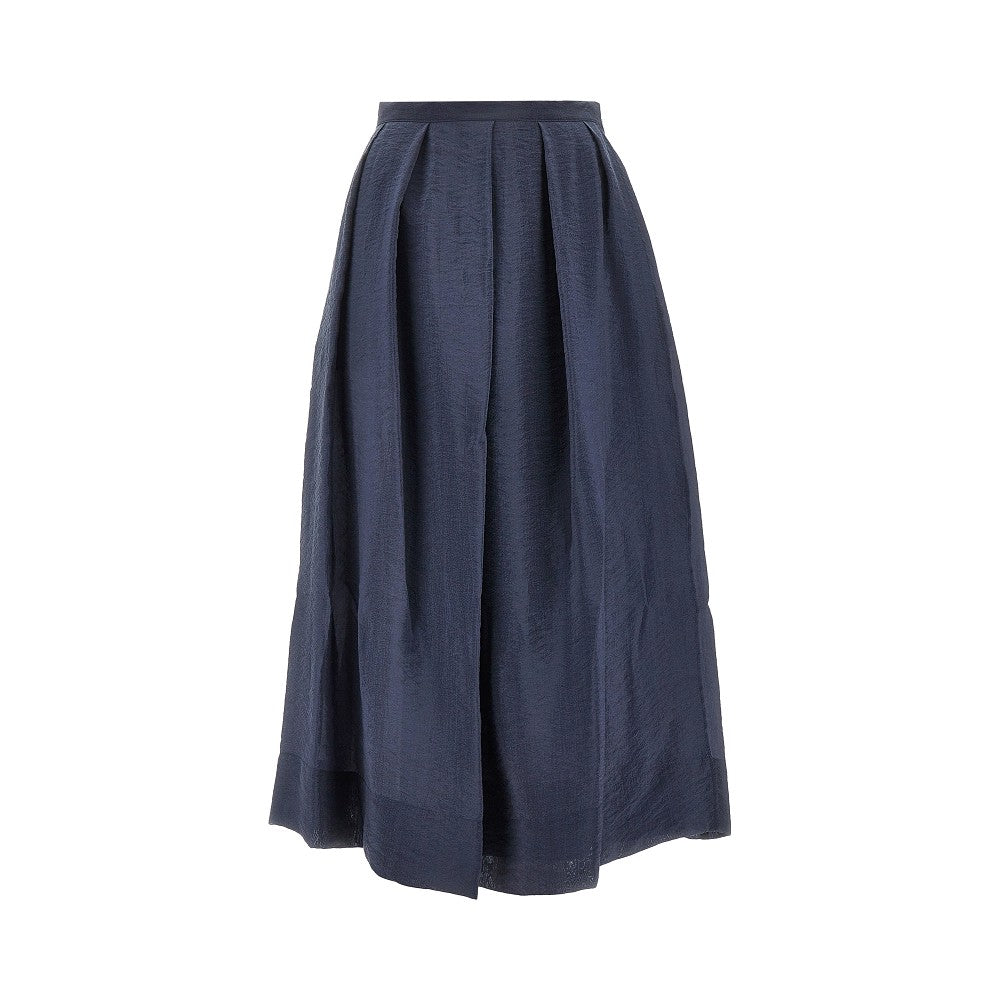 EMPORIO ARMANI Tecno creponne midi skirt