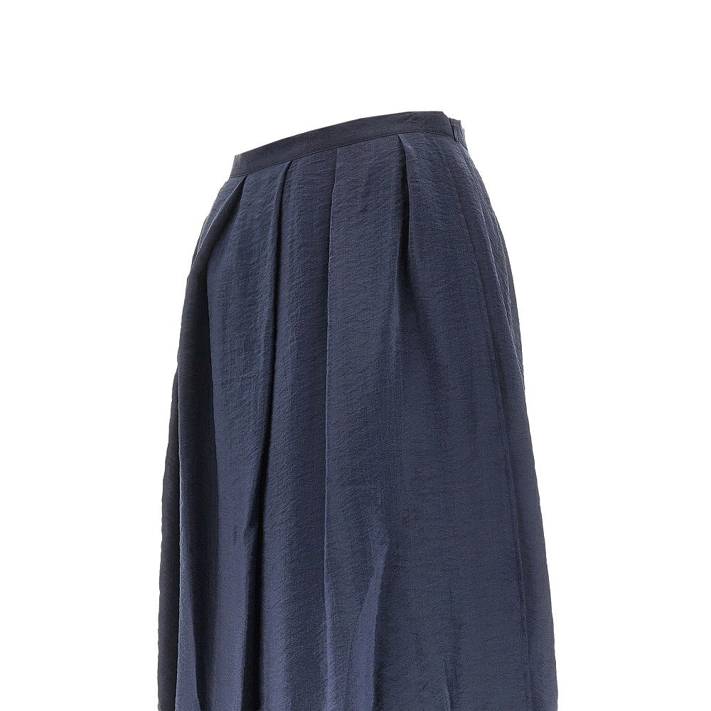 EMPORIO ARMANI Tecno creponne midi skirt