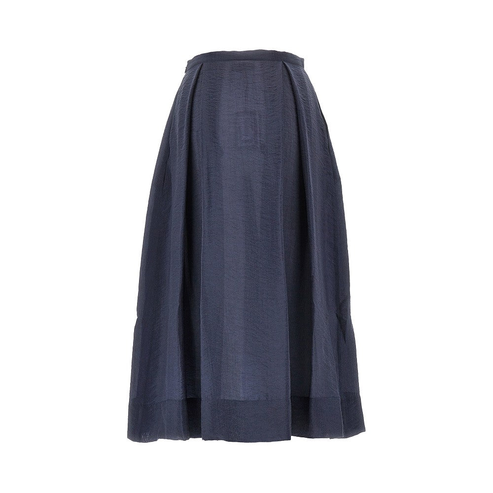 EMPORIO ARMANI Tecno creponne midi skirt