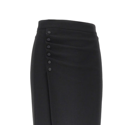 EMPORIO ARMANI Viscose-blend midi skirt