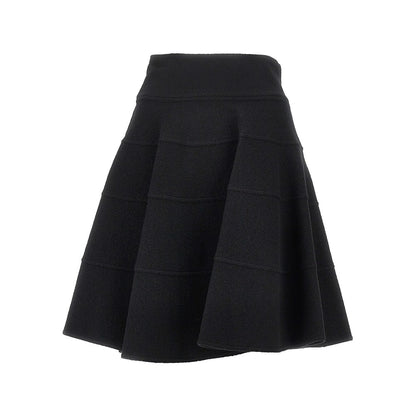EMPORIO ARMANI Wool cloth knee-length skirt