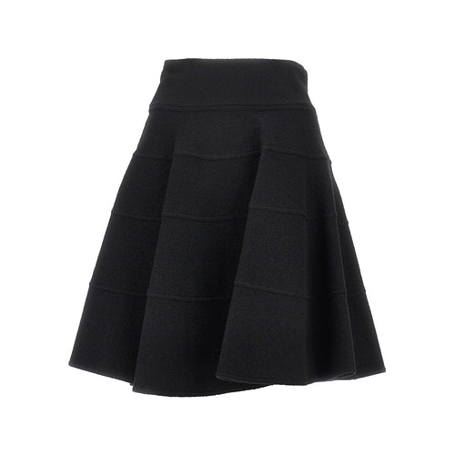 EMPORIO ARMANI Wool cloth knee-length skirt