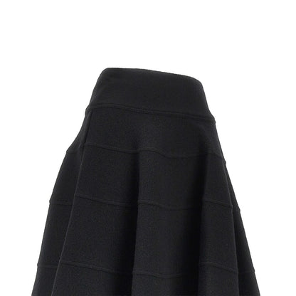 EMPORIO ARMANI Wool cloth knee-length skirt