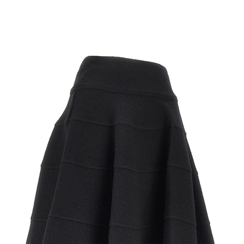 EMPORIO ARMANI Wool cloth knee-length skirt