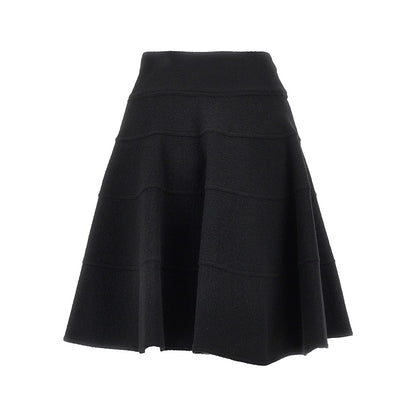 EMPORIO ARMANI Wool cloth knee-length skirt