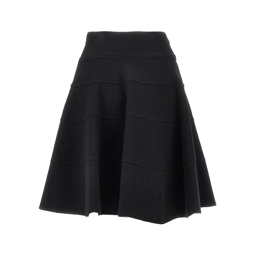 EMPORIO ARMANI Wool cloth knee-length skirt