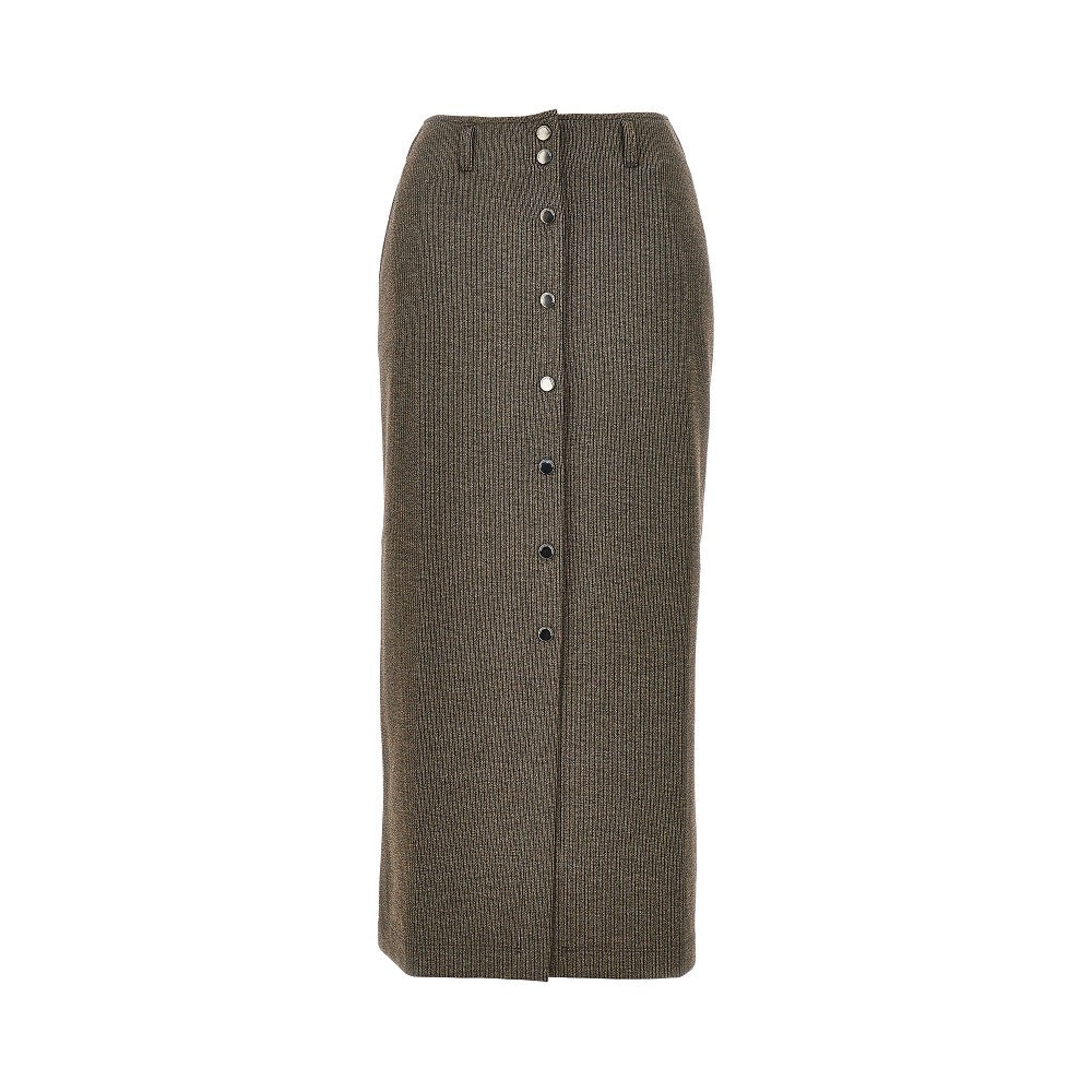 EMPORIO ARMANI Knitted midi skirt