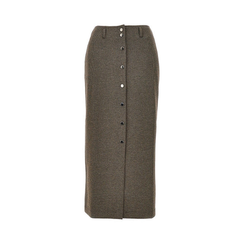 EMPORIO ARMANI Knitted midi skirt