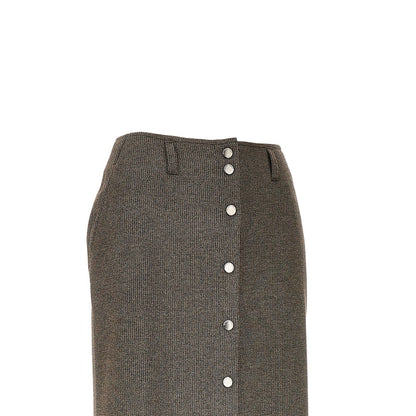 EMPORIO ARMANI Knitted midi skirt