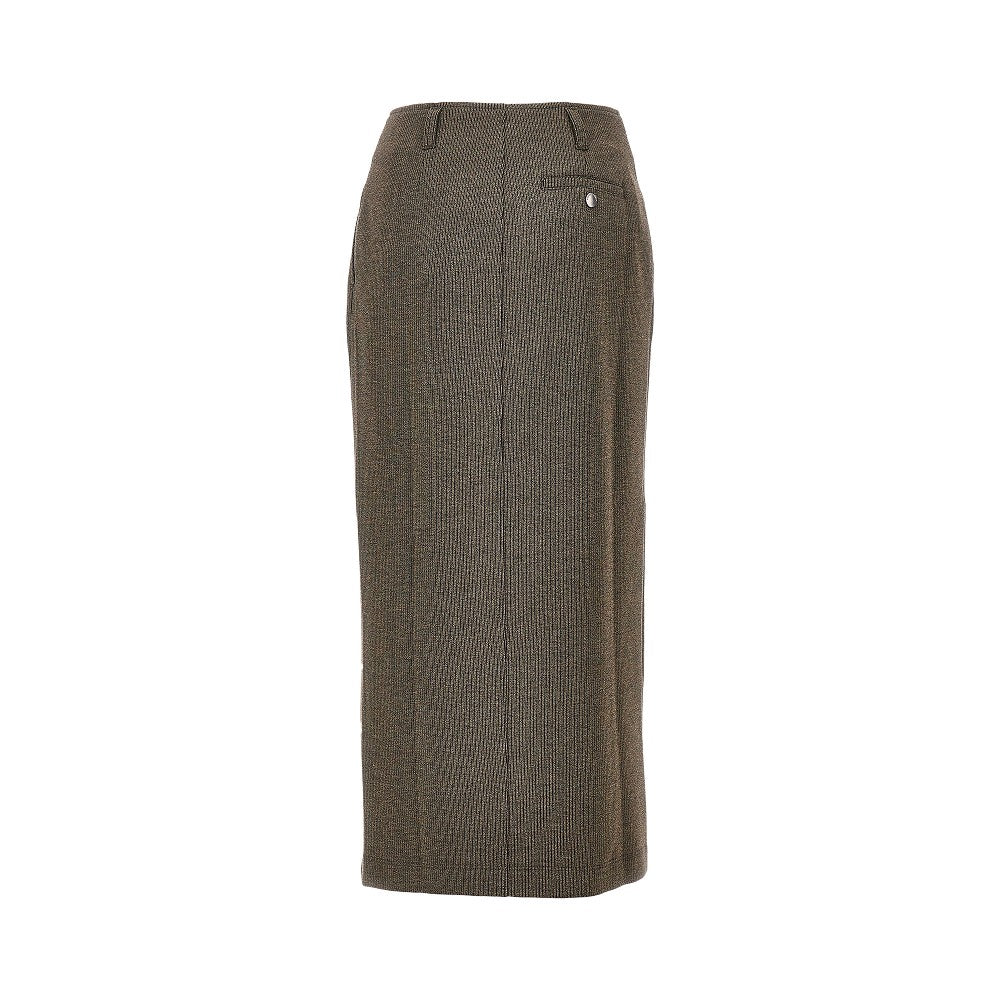 EMPORIO ARMANI Knitted midi skirt