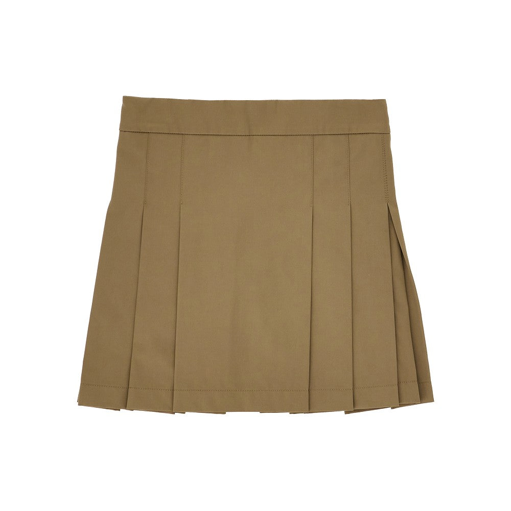 FENDI Gabardine pleated mini skirt