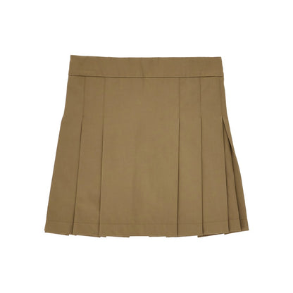 FENDI Gabardine pleated mini skirt
