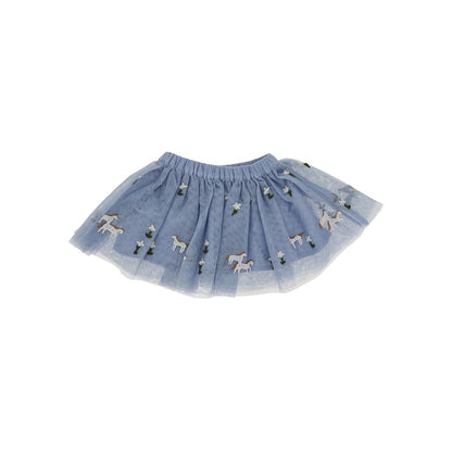 STELLA MCCARTNEY Embroidered tulle skirt